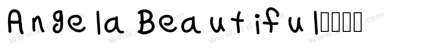 Angela Beautiful字体转换